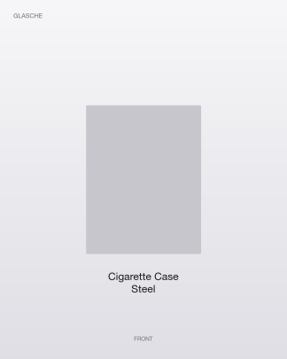 Cigarette Case — Steel