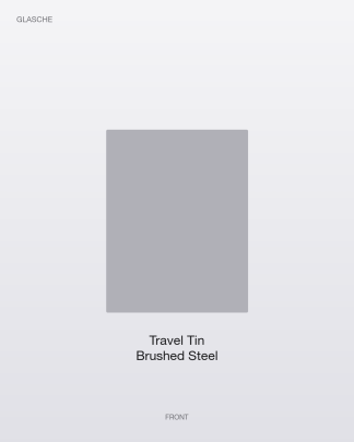 Travel Tin — Brushed Steel