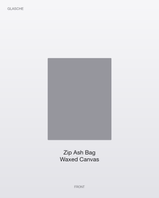 Zip Ash Bag — Waxed Canvas